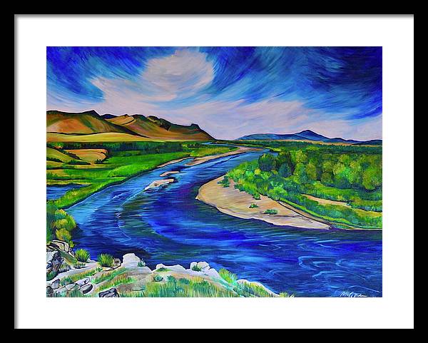 Jefferson River - Framed Print