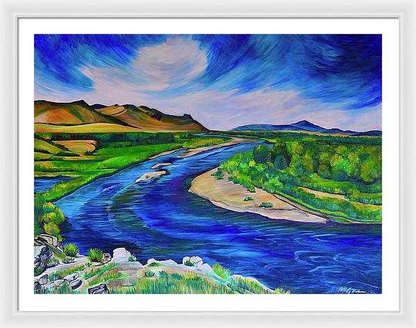 Jefferson River - Framed Print