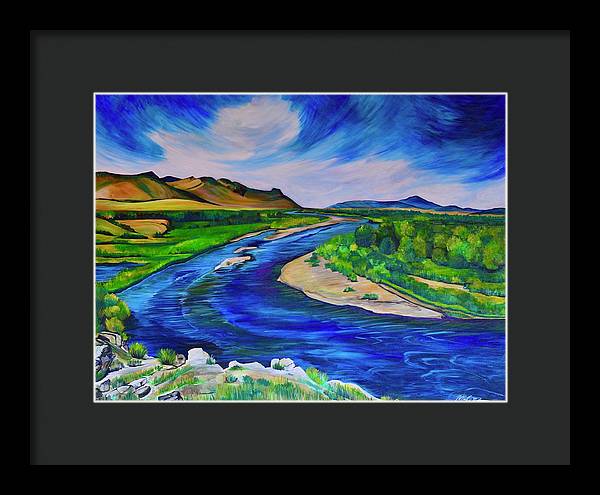 Jefferson River - Framed Print