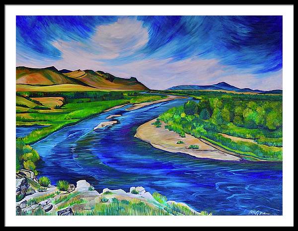 Jefferson River - Framed Print