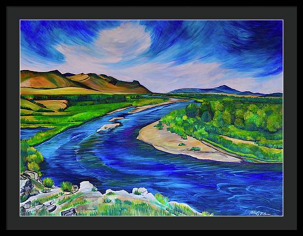 Jefferson River - Framed Print