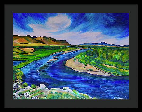 Jefferson River - Framed Print