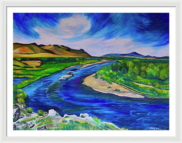 Jefferson River - Framed Print