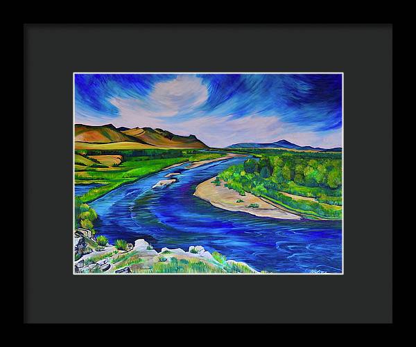 Jefferson River - Framed Print