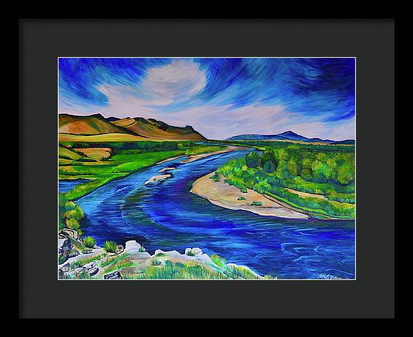 Jefferson River - Framed Print