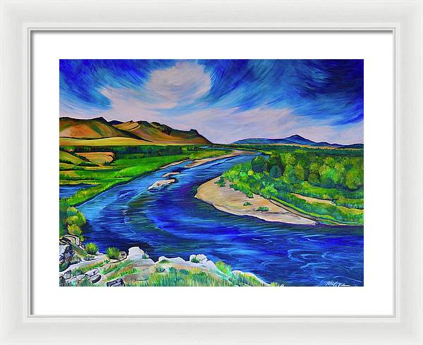 Jefferson River - Framed Print