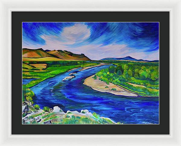 Jefferson River - Framed Print