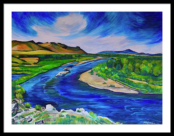 Jefferson River - Framed Print