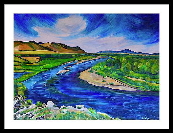 Jefferson River - Framed Print