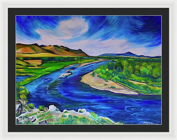 Jefferson River - Framed Print