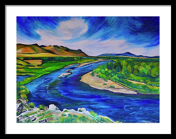 Jefferson River - Framed Print