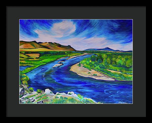 Jefferson River - Framed Print