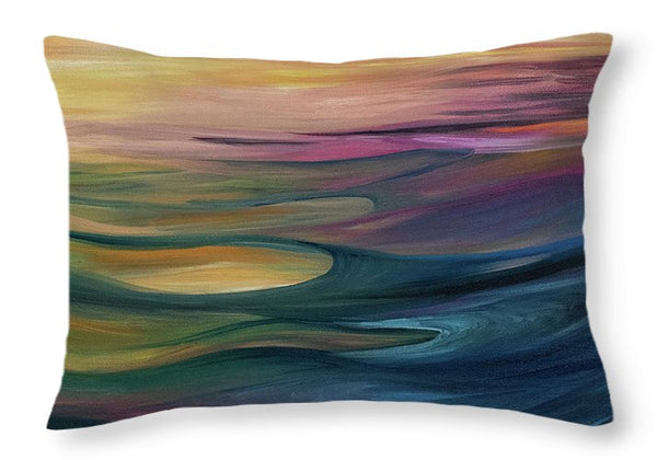 Lake Sunset - Throw Pillow