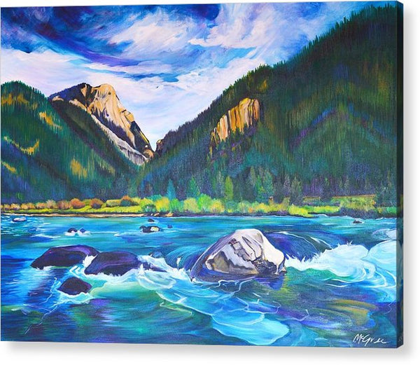 Madison River - Acrylic Print
