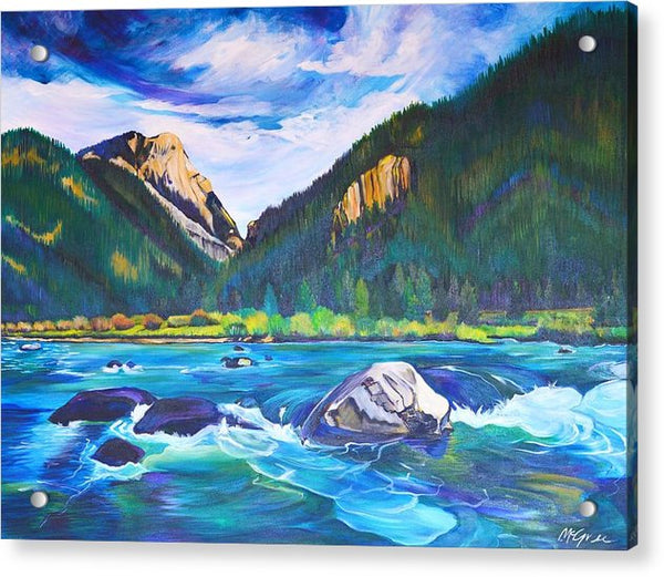 Madison River - Acrylic Print