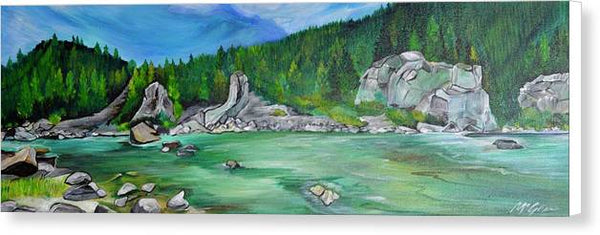 Madison River Float - Canvas Print
