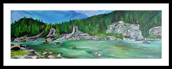 Madison River Float - Framed Print