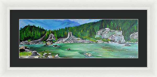 Madison River Float - Framed Print