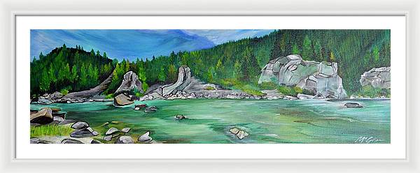 Madison River Float - Framed Print
