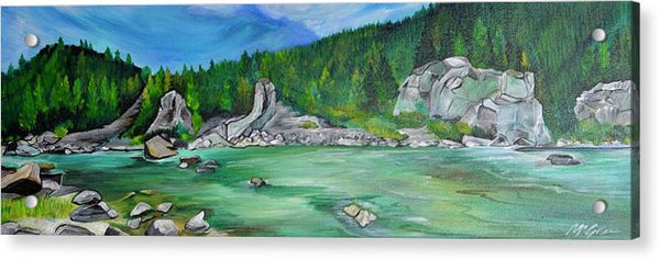 Madison River Float - Acrylic Print