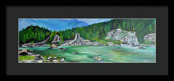 Madison River Float - Framed Print