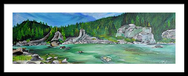 Madison River Float - Framed Print