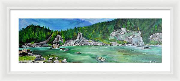 Madison River Float - Framed Print