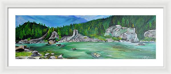 Madison River Float - Framed Print