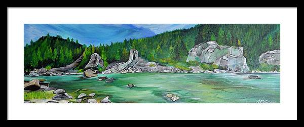 Madison River Float - Framed Print