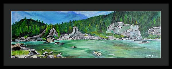 Madison River Float - Framed Print