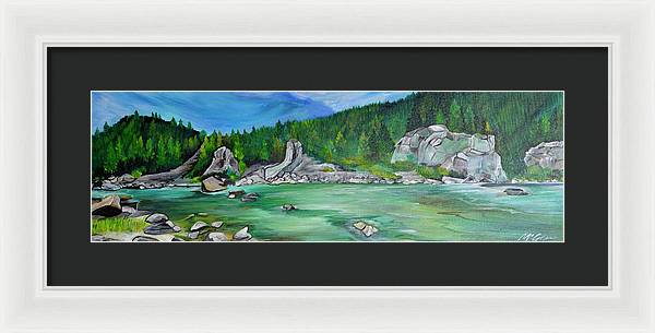 Madison River Float - Framed Print