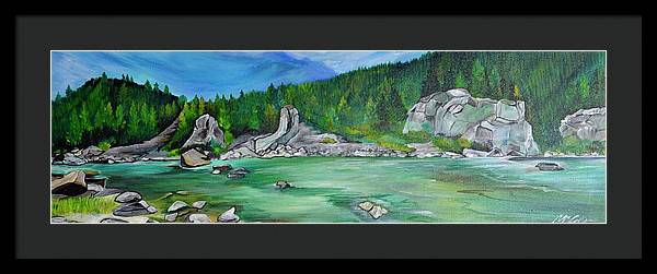 Madison River Float - Framed Print