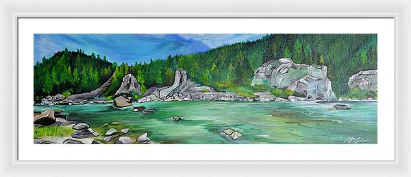 Madison River Float - Framed Print