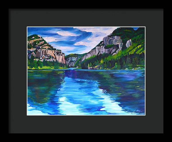 Missouri River - Framed Print
