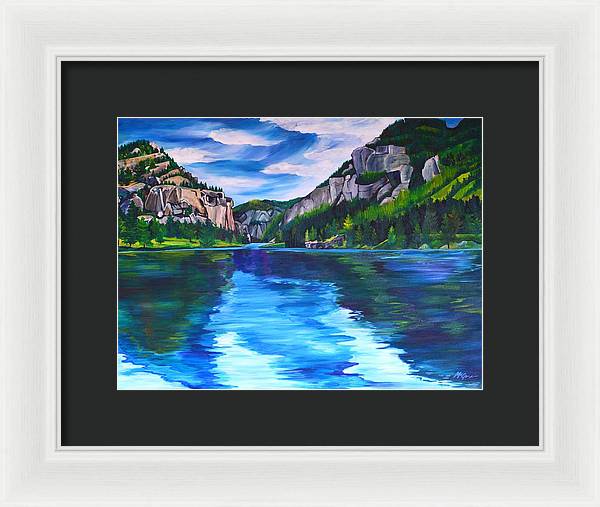 Missouri River - Framed Print