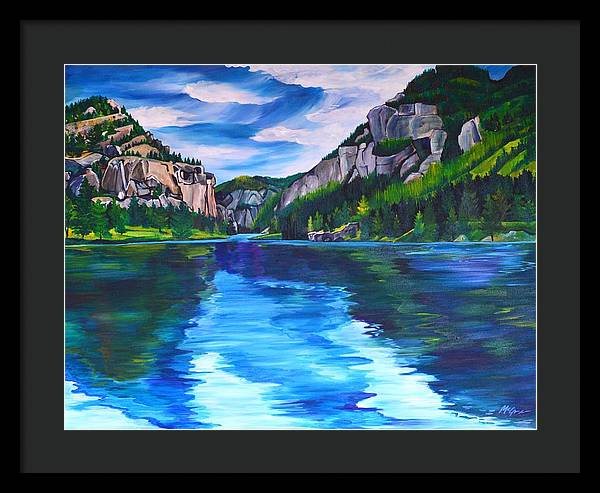 Missouri River - Framed Print