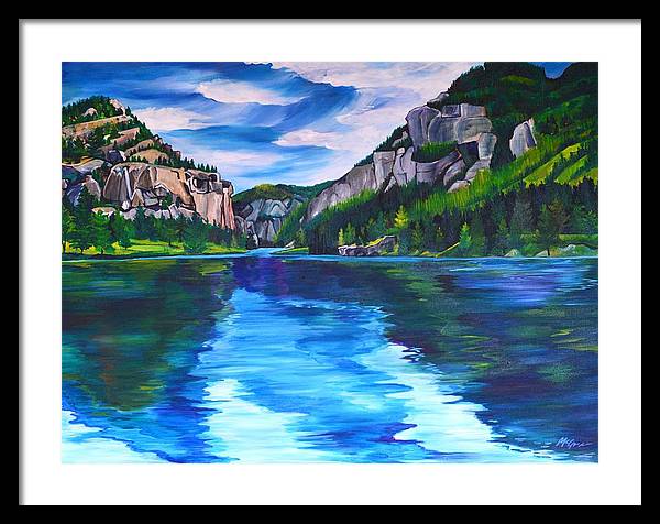 Missouri River - Framed Print
