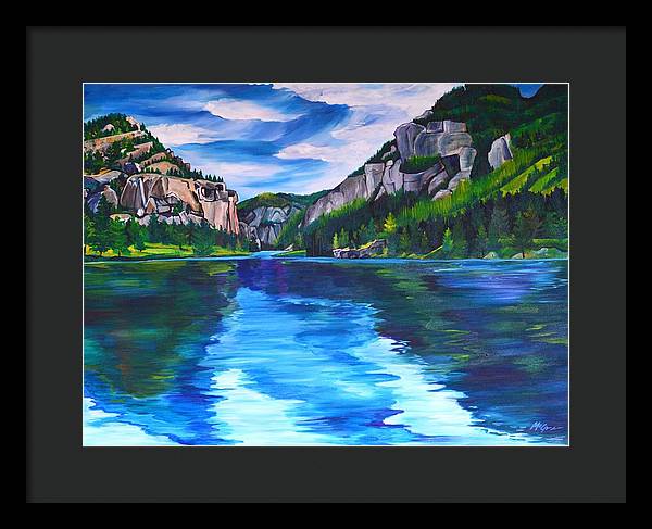 Missouri River - Framed Print