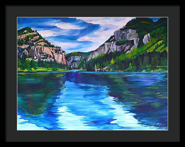 Missouri River - Framed Print