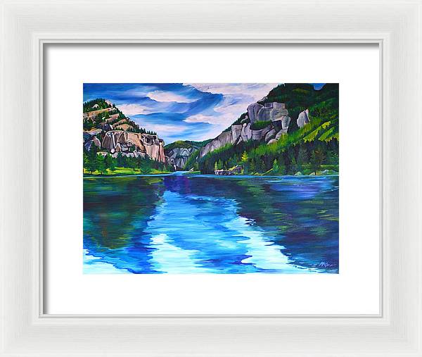 Missouri River - Framed Print