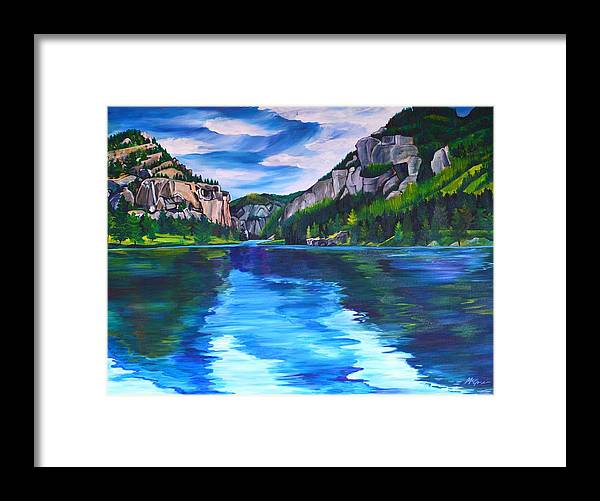 Missouri River - Framed Print