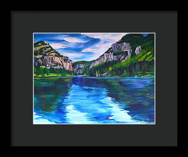 Missouri River - Framed Print