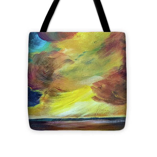 Montana Lake Storm - Tote Bag