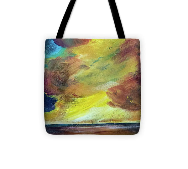 Montana Lake Storm - Tote Bag