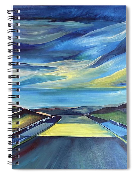 Montana Roads - Spiral Notebook