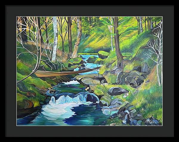 Mountain Spring - Framed Print