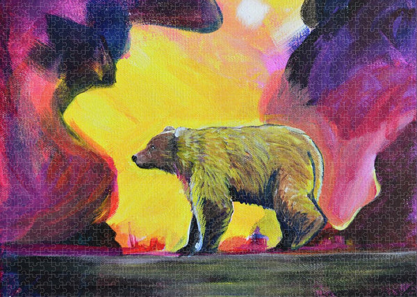 Rosebud Poppa Bear - Puzzle