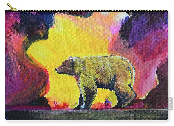 Rosebud Poppa Bear - Carry-All Pouch