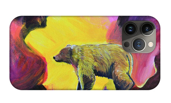 Rosebud Poppa Bear - Phone Case