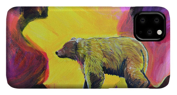 Rosebud Poppa Bear - Phone Case